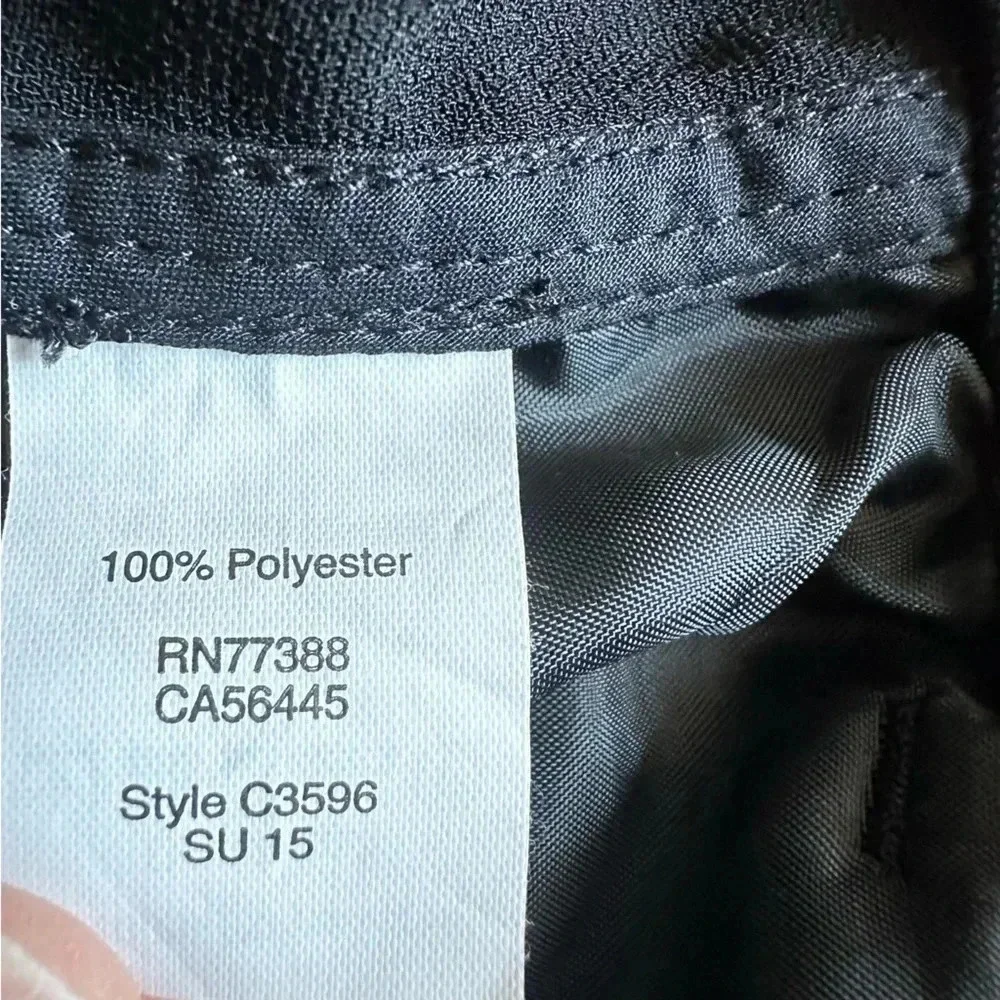 J. Crew Black Crepe Athletic style Mini skirt 8 - Picture 7 of 8